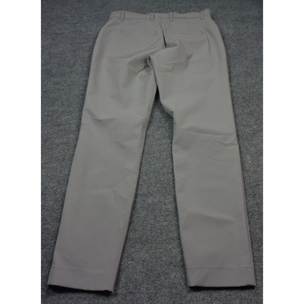State & Liberty Tech Pants Mens 33x31 Light Grey 4 Way Stretch Nylon Performance - Picture 2 of 13
